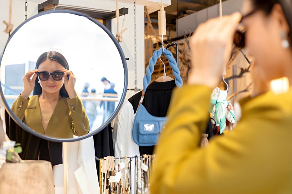 The Strategic Advantage of a Mobile Three-Way Mirror in Retail